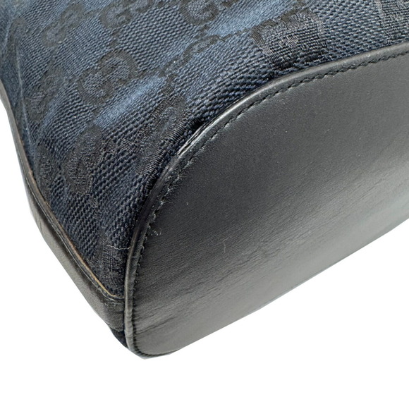 GUCCI Black Leather Shoulder Bag - Picture 8 of 13